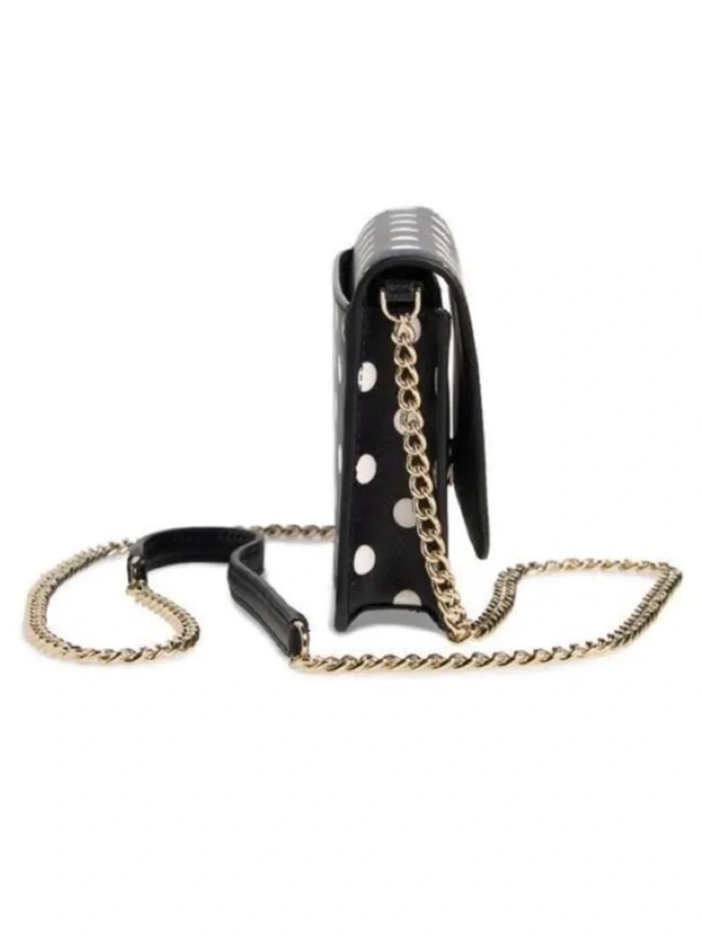 KATE SPADE Cheers
Crossbody Bag!Black & White PolkaDot Leather Purse w/GIFTBox! - Picture 2 of 10